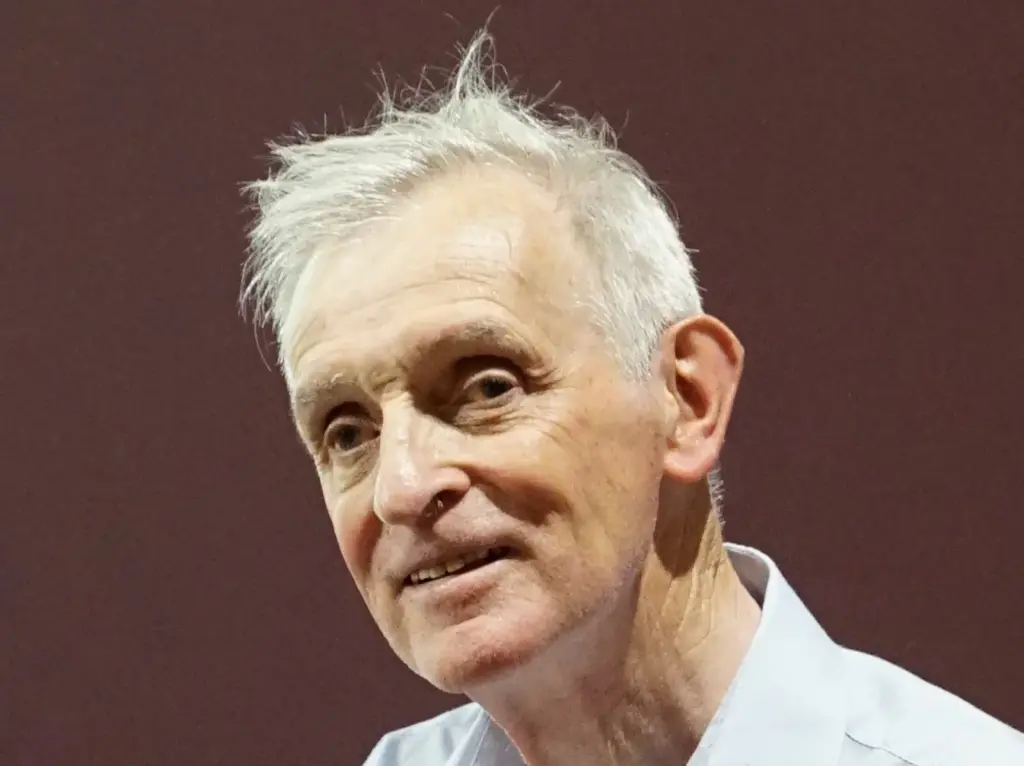 Jean Jouzel, ancien président du GIEC, lors d'une intervention publique