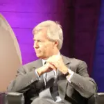 Vincent Bolloré, president du groupe Canal+, lors de la Global Conference a l Unesco en 2013