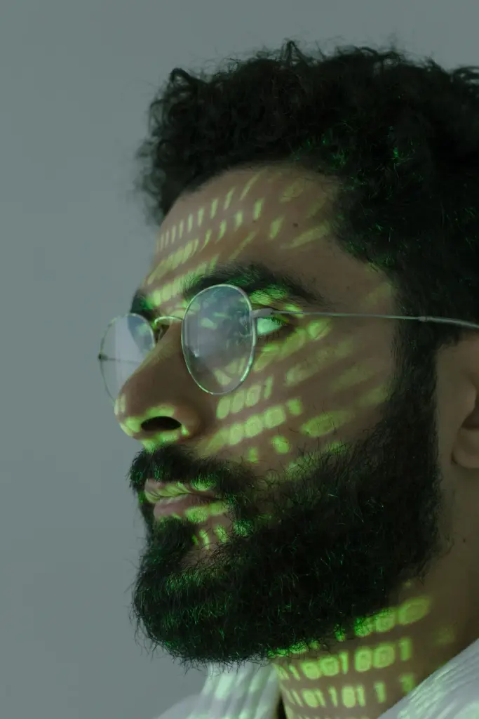 Illustration de cybersécurité et de code informatique