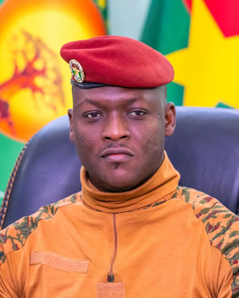 Le capitaine Ibrahim Traoré, chef de l'État du Burkina Faso