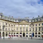 Immeubles de la place Vendôme à Paris, haut lieu de l'immobilier de luxe