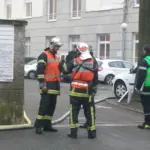 Sapeurs-pompiers en intervention, illustration incendie