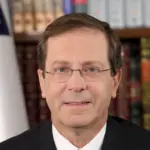 Portrait officiel du président israélien Isaac Herzog