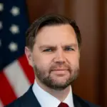 Portrait officiel du vice-président américain JD Vance à la Maison-Blanche, mars 2026