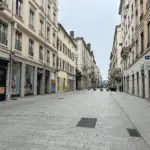 Rue Victor-Hugo dans le 2e arrondissement de Lyon, où Patrick était une figure familière