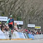 Le cycliste lyonnais Paul Seixas vainqueur en solitaire de la Faun Ardèche Classic 2026
