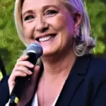 Marine Le Pen, présidente du groupe Rassemblement national à l'Assemblée nationale