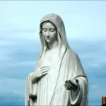 Statue de Notre-Dame de Medjugorje, site de pelerinage vise par des actes de vandalisme