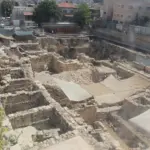 Fouilles archeologiques du site du Givati Parking Lot dans la Cite de David a Jerusalem
