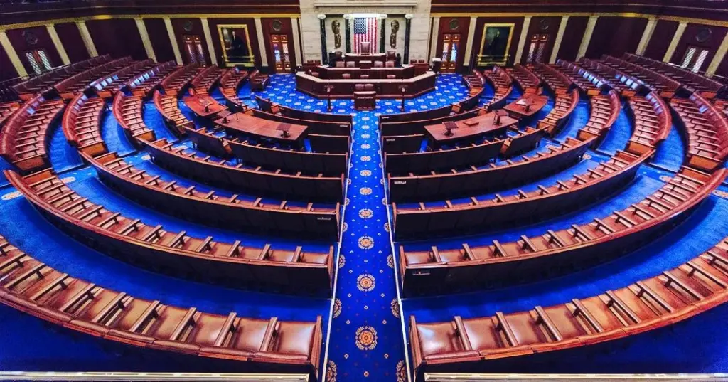 Hémicycle de la Chambre des représentants des États-Unis au Capitole
