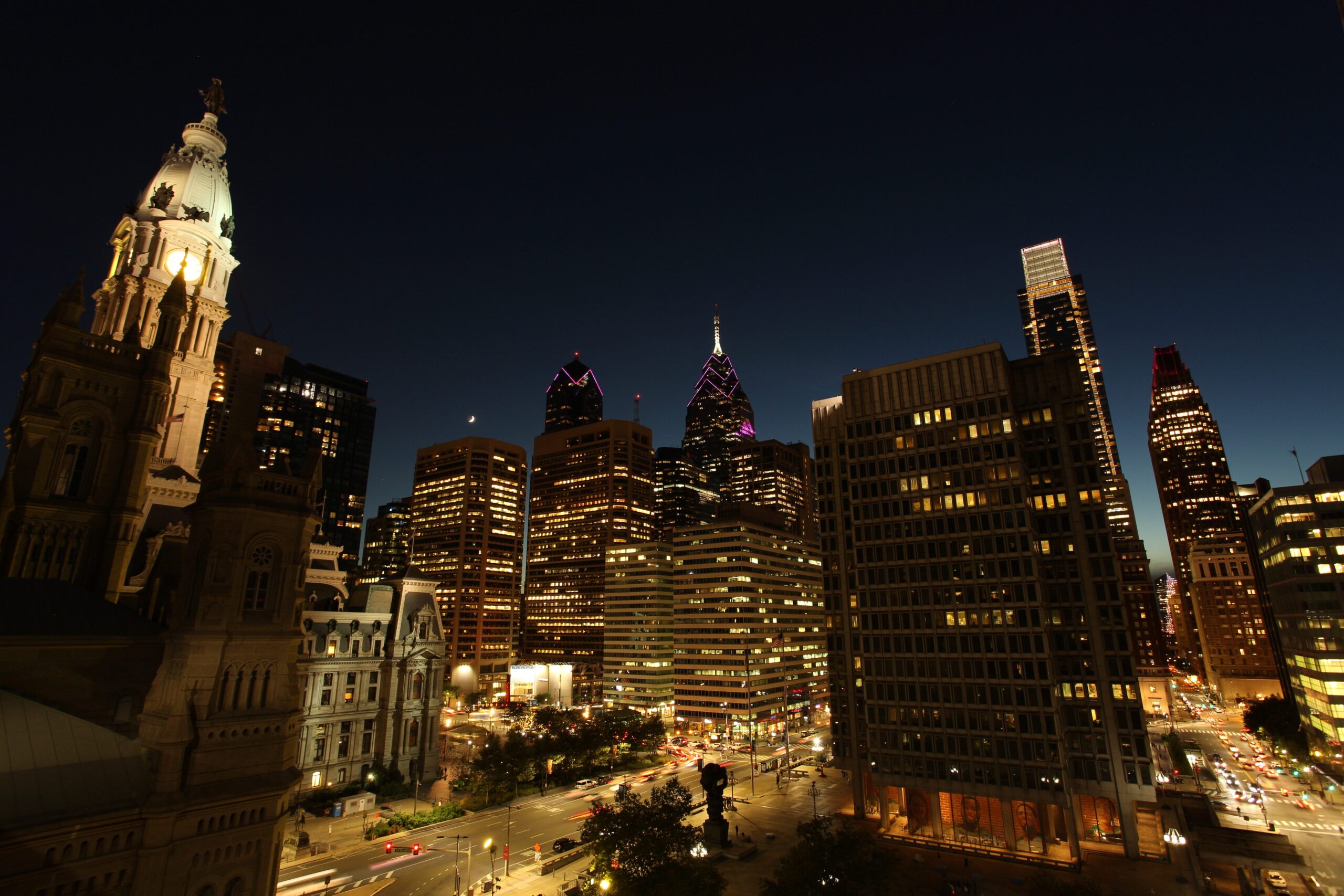 Le centre-ville de Philadelphie