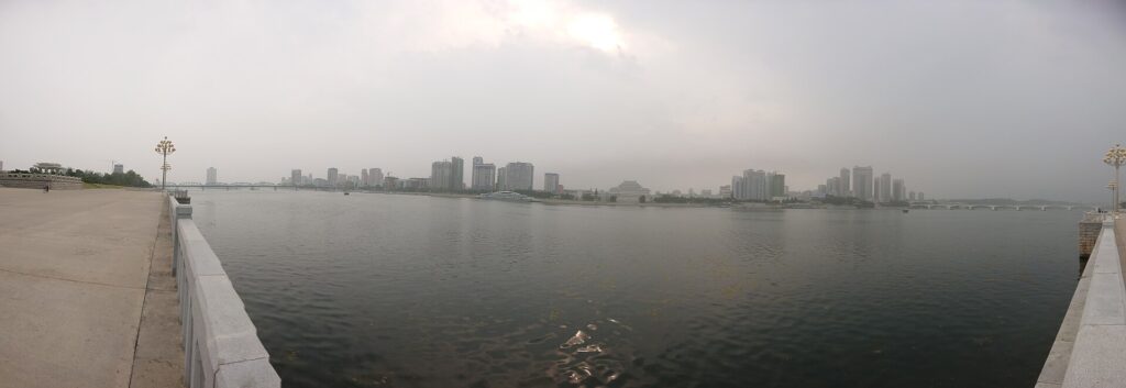 Vue de Pyongyang, capitale de la Corée du Nord