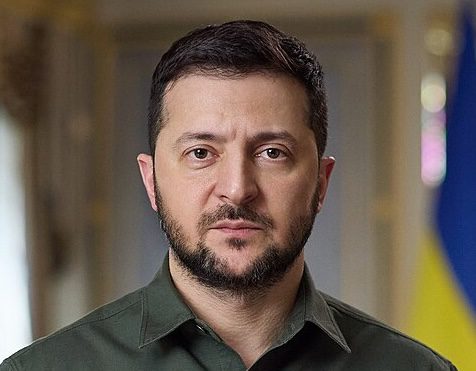 Zelensky. Photo : Portrait officiel de la présidence ukrainienne.