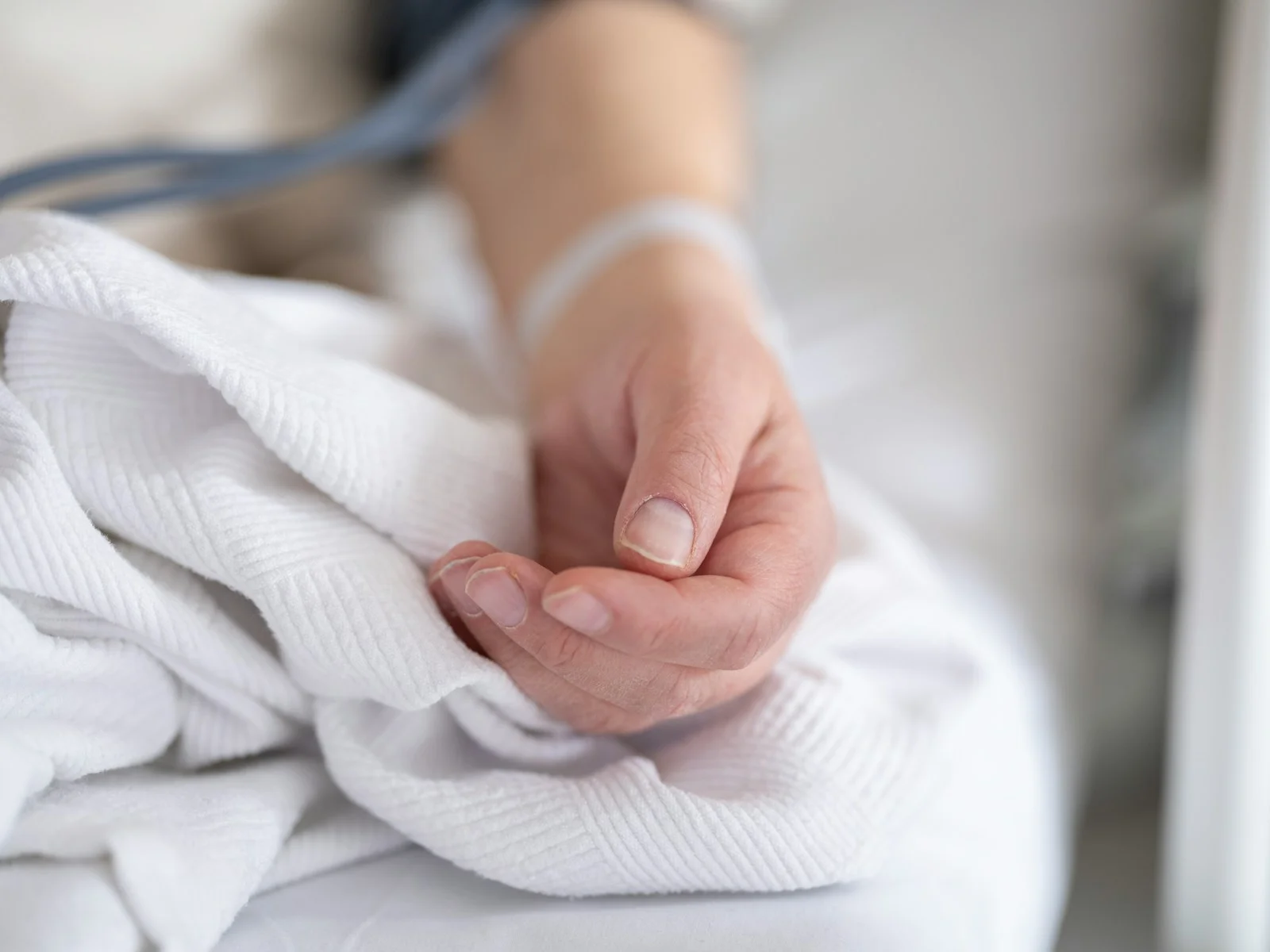 Un patient âgé hospitalisé
