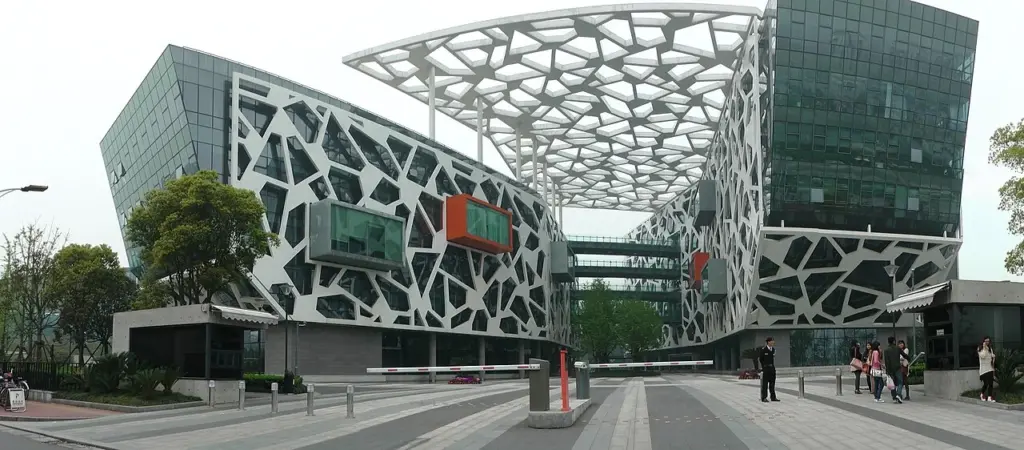 Le siège du groupe Alibaba, maison mère d'AliExpress