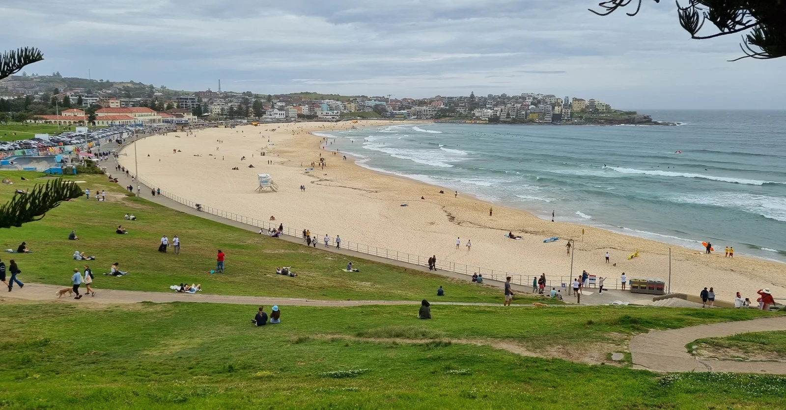 Vue de la plage de Bondi à Sydney, en Australie