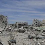 Destructions dans le camp de Jabalia, dans la bande de Gaza