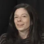 L'autrice Camille Bordas, née à Lyon en 1987, lors d'un entretien filmé