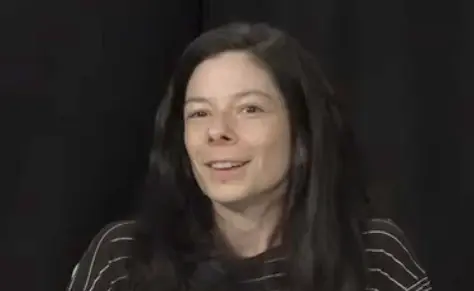 L'autrice Camille Bordas, née à Lyon en 1987, lors d'un entretien filmé