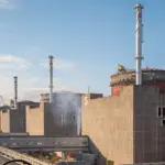 Vue d'ensemble de la centrale nucléaire de Zaporijia, en Ukraine (photo d'archives)