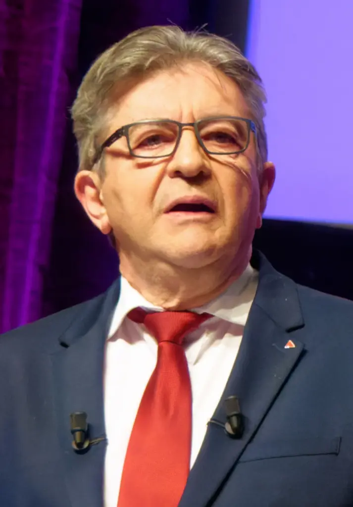 Jean-Luc Melenchon lors d une reunion publique en 2022