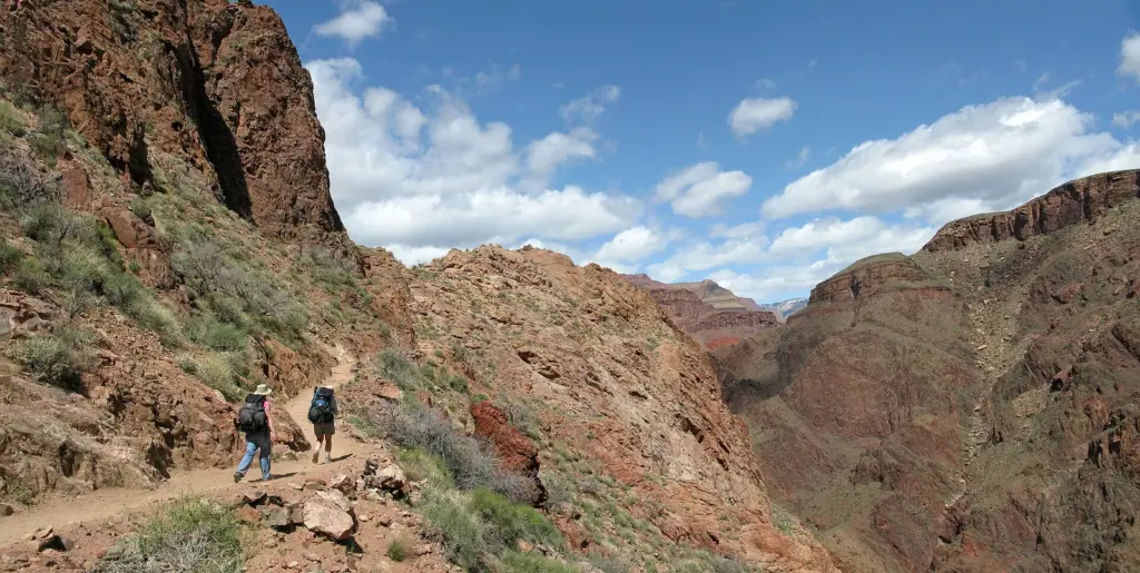Le sentier Bright Angel dans le parc national du Grand Canyon