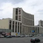 Siège de Vnesheconombank (VEB.RF) à Moscou, où Andreï Klepatch a été économiste en chef pendant douze ans