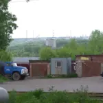 Vue de la raffinerie de pétrole d'Oufa, au Bachkortostan, depuis la ville, photo d'illustration