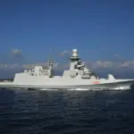 La frégate italienne Carlo Bergamini, tête de série des FREMM de la Marina Militare