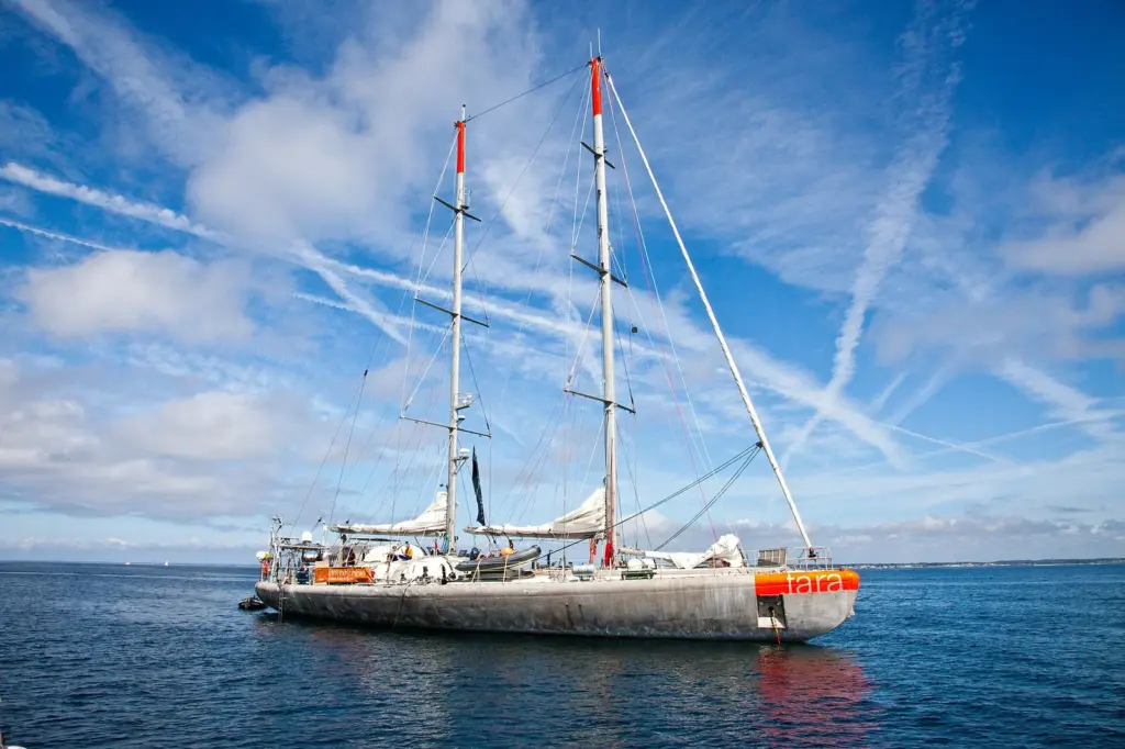 La goélette scientifique Tara à quai