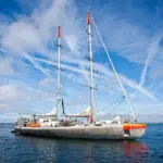 La goélette scientifique Tara à quai