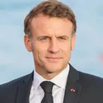 Le président Emmanuel Macron lors d'une conférence internationale en juin 2025