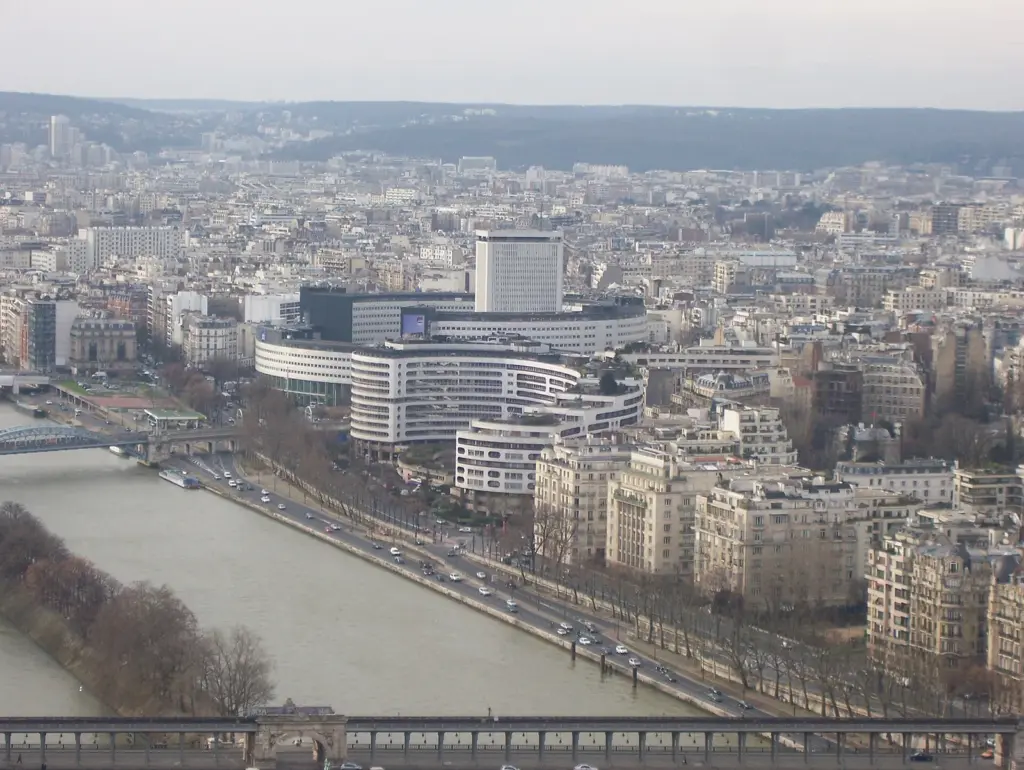 La Maison de la Radio, siege de Radio France a Paris