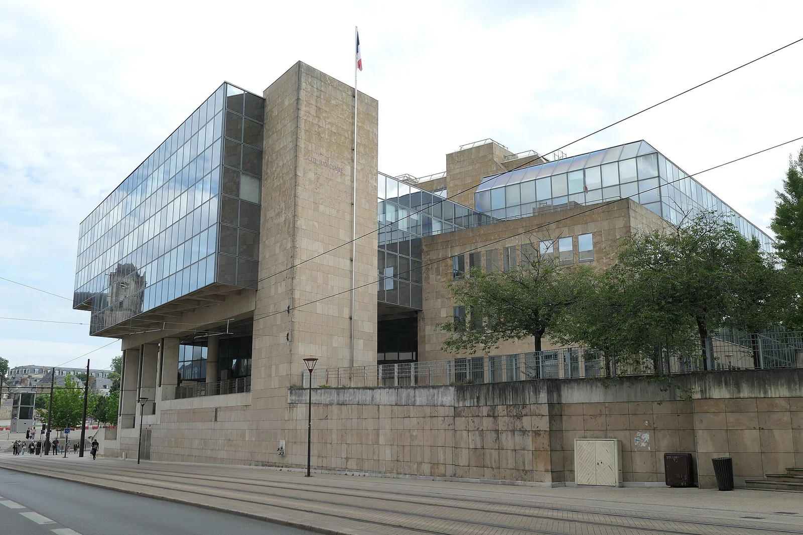 La cité judiciaire du Mans, siège du tribunal judiciaire de la Sarthe