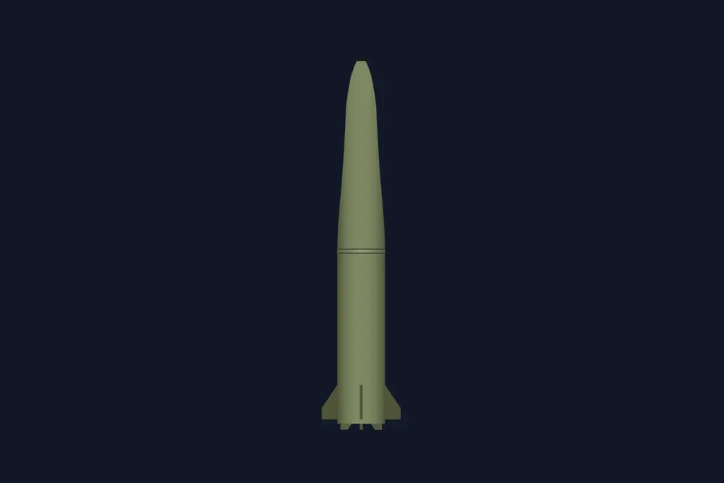Schéma technique du missile balistique nord-coréen KN-23 utilisé par la Russie