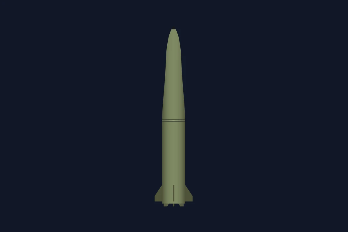 Schéma technique du missile balistique nord-coréen KN-23 utilisé par la Russie