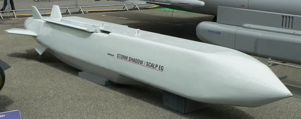 Un missile de croisière Storm Shadow, version britannique du Scalp