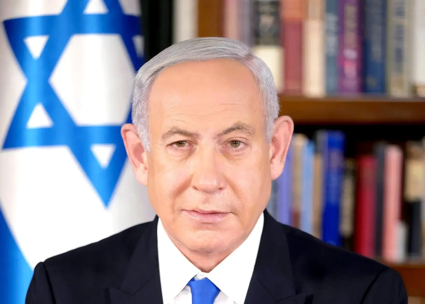 Benyamin Netanyahou, portrait officiel, février 2023