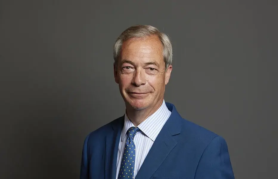 Nigel Farage, portrait officiel de député britannique