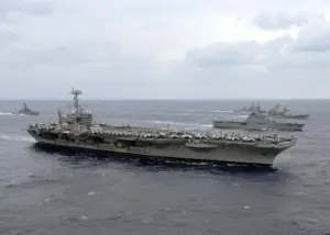 Lire la suite à propos de l’article Porte-avions américains : le Pacifique dégarni face à la Chine