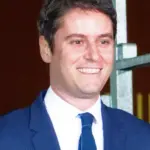 Gabriel Attal, secrétaire général de Renaissance, lors d'un déplacement à Montbéliard en mars 2024
