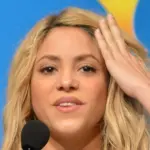 La chanteuse colombienne Shakira lors d une conférence de presse en 2014