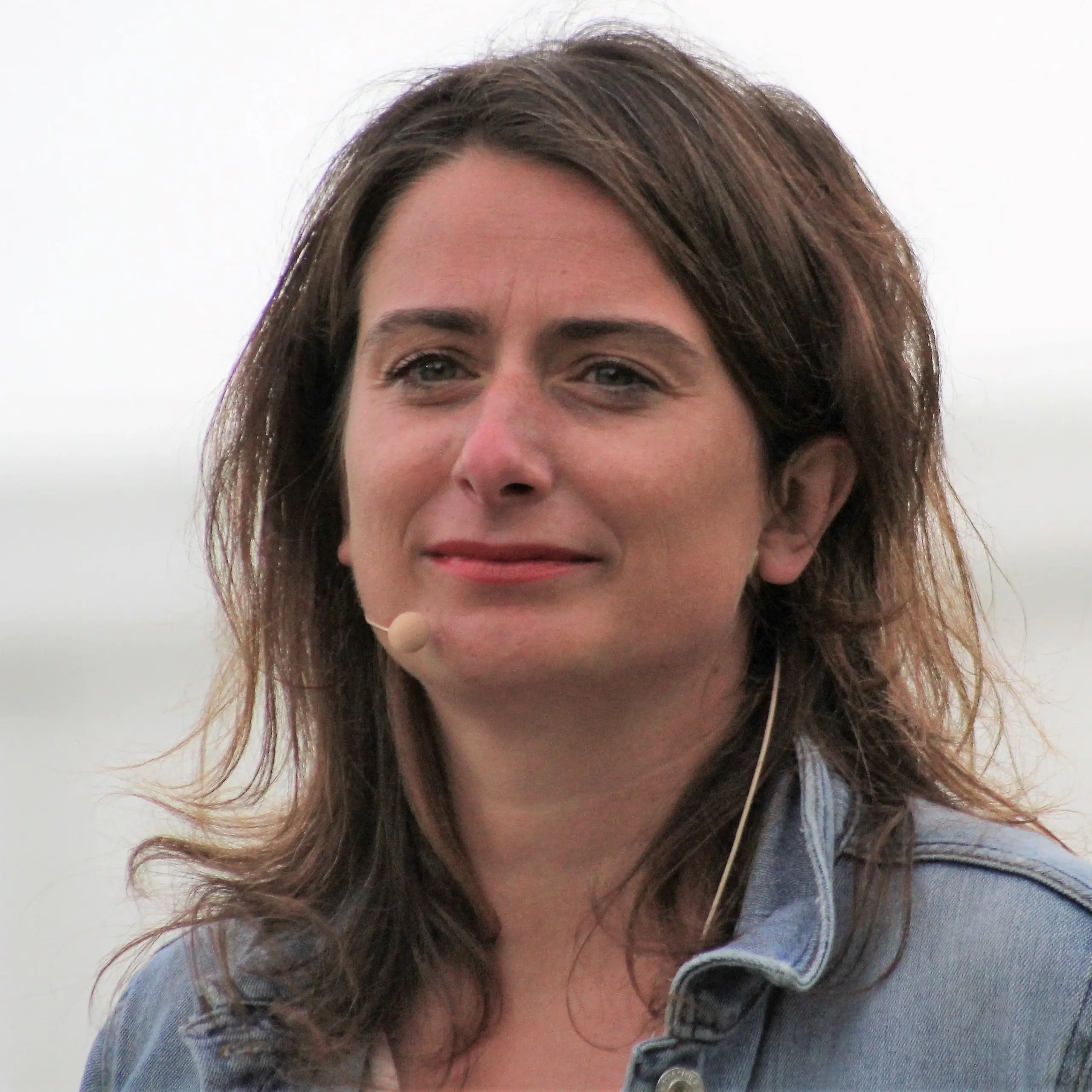 Marine Tondelier, secrétaire nationale des Écologistes, lors d une intervention publique