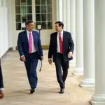 Le directeur de la CIA John Ratcliffe à la Maison-Blanche