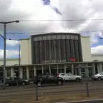 La gare de Caen, dans le Calvados, à proximité de laquelle une voiture a foncé sur des piétons le 26 août 2026