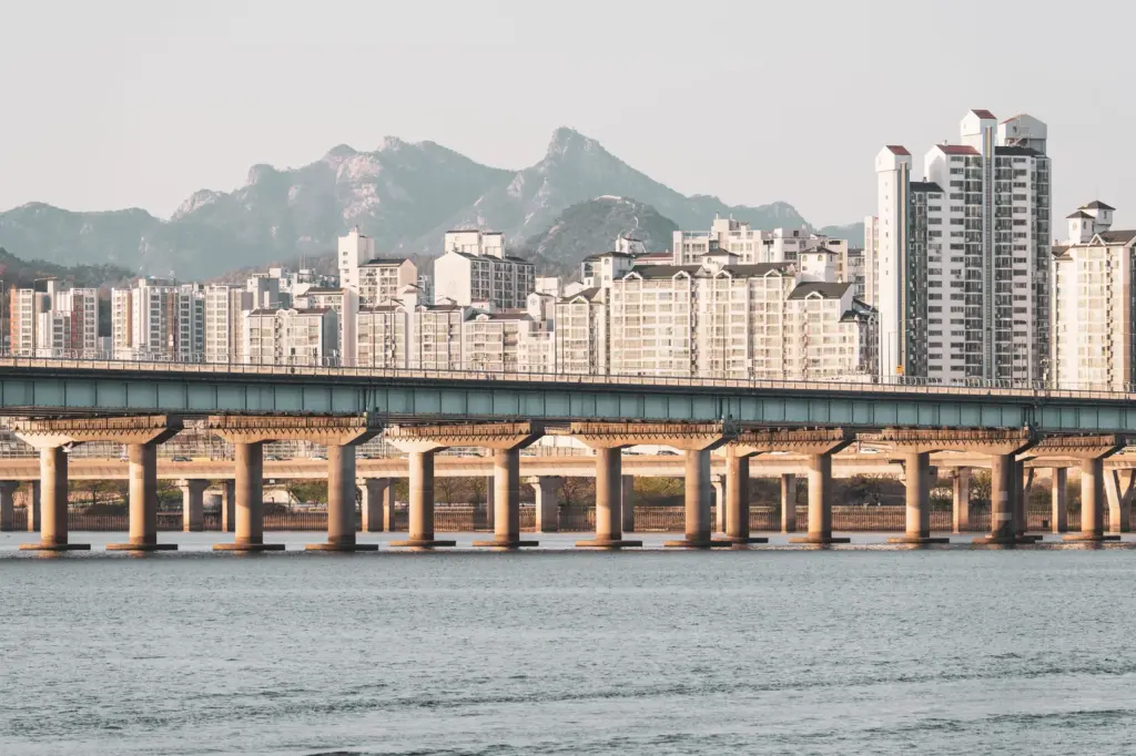 Skyline de Seoul Coree du Sud