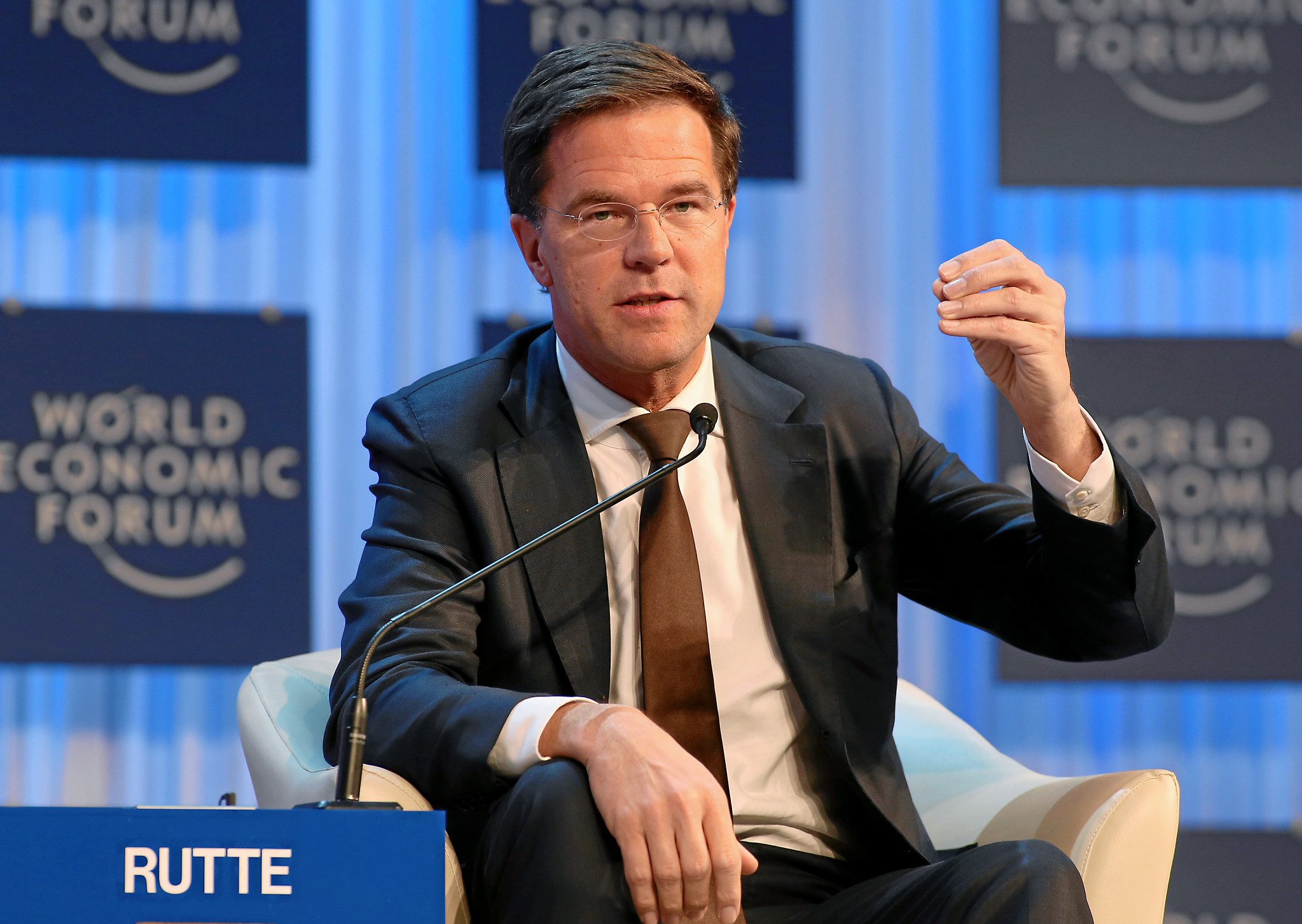 Mark Rutte à Davos 2013. Photo : @Monika Flueckiger/WEF