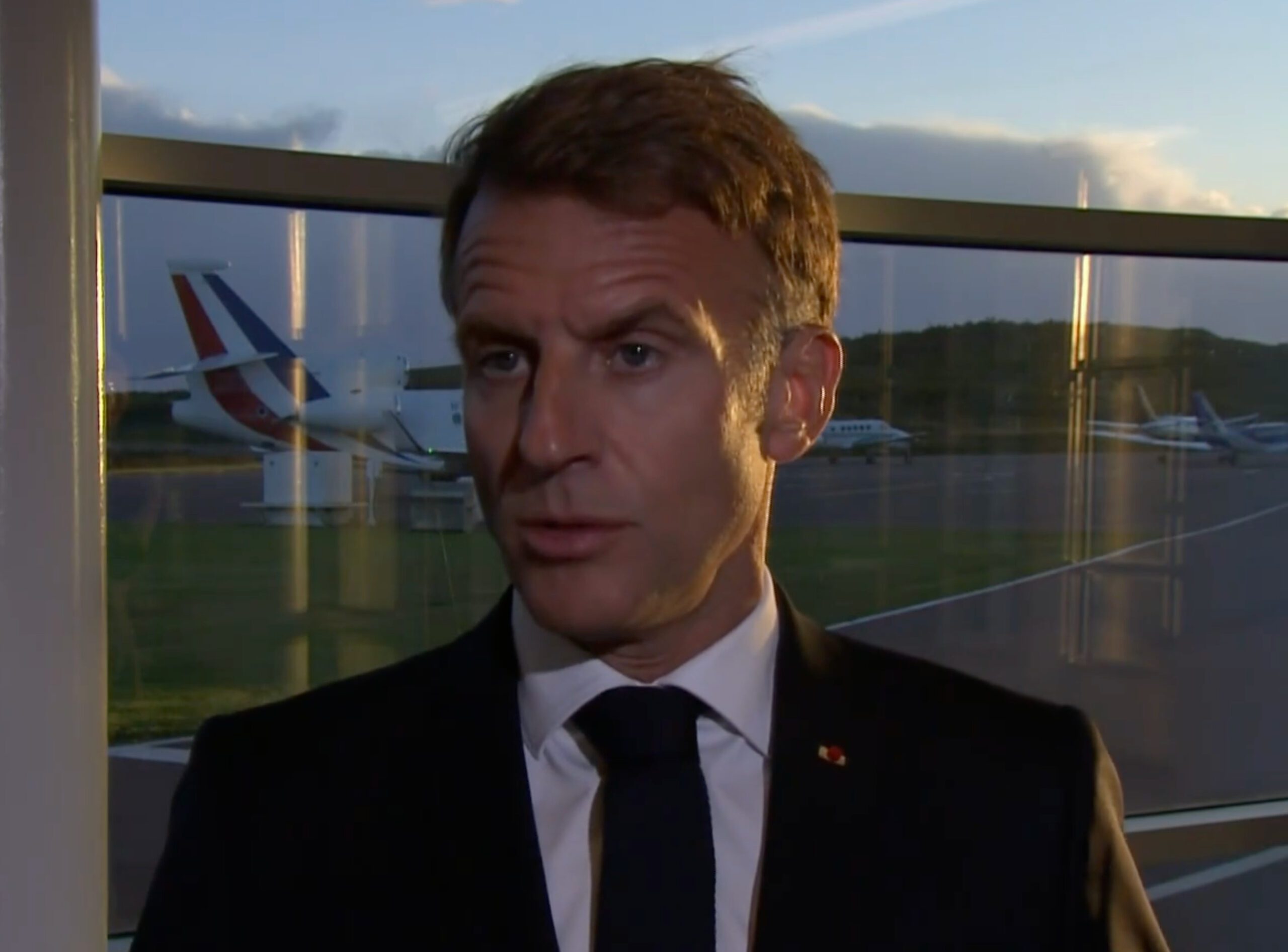 Emmanuel Macron. Image : capture d'écra, compte X de l'Elysée. 