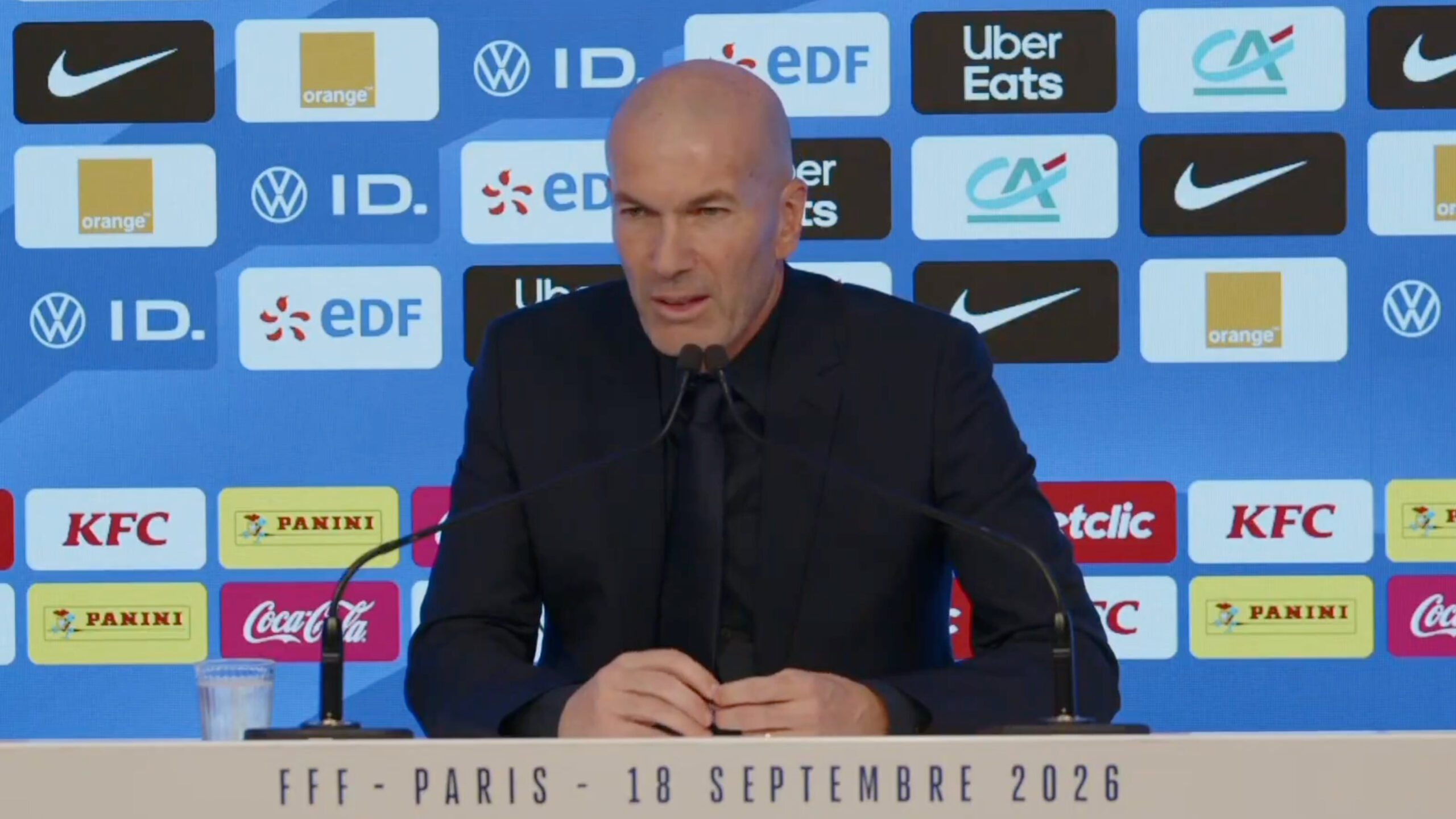 Zidane. Image : capture d'écran France Info