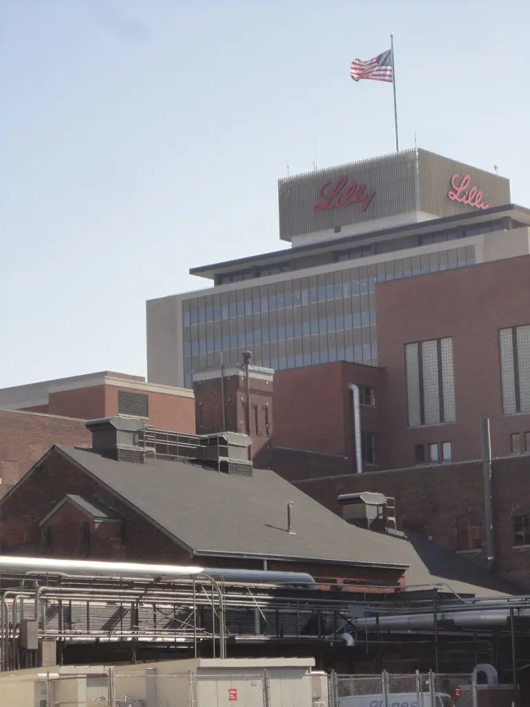 Siège du laboratoire pharmaceutique Eli Lilly à Indianapolis